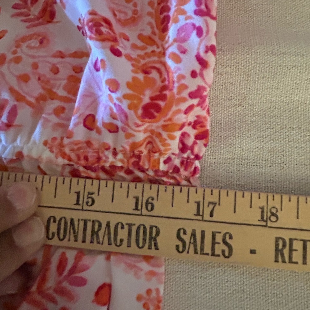 Emma & Michele Floral Print Tie Waist V-neck Dress Size Small - Picture 10 of 11
